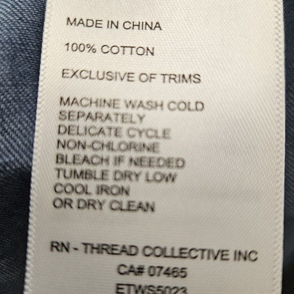 NWT - Ellen Tracy Denim V Neck Button Front Midi Dress w Tie Belt Waist -Size M - Picture 12 of 14